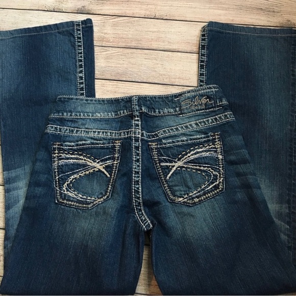 Silver Suki Bootcut Jeans - Picture 2 of 4